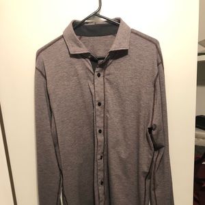 Long sleeve large dress shirt, stretchy
